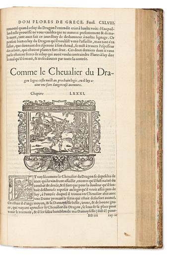 de Herberay des Essarts, Nicolas (died c. 1557) Le Premier Livre de la Cronique du Tresvaillant & Redouté Dom Flores de Grece.